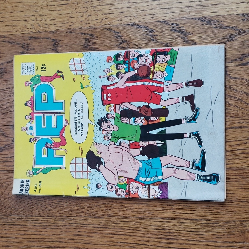 Vintage 60s PEP No. 196 Archie Series Comic Book